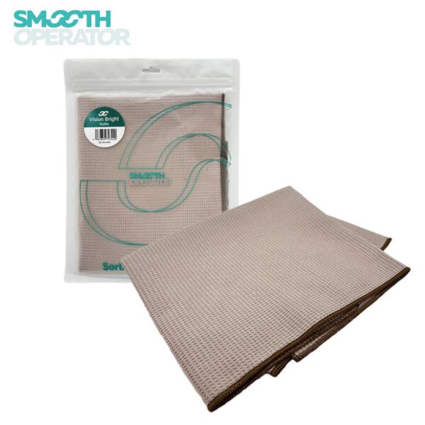 洗車タオル スムースオペレーター ガラス用プレミアムマイクロファイバータオル ワッフル生地 超吸水