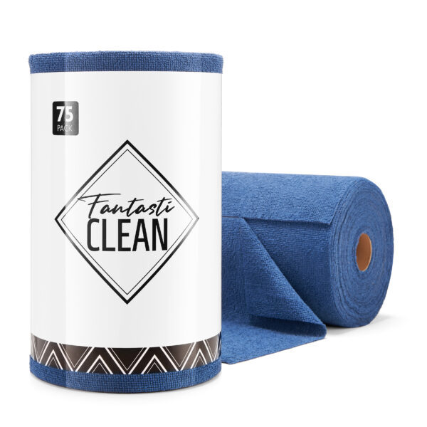 FantastiClean　カットして使える　マイクロファイバータオル　75枚ロール