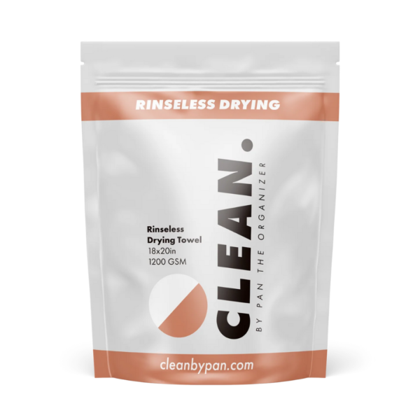 CLEAN. BY PAN THE ORGANIZER　Rinseless Drying Towel (2PK)　リンスレスドライングタオル（2枚入）